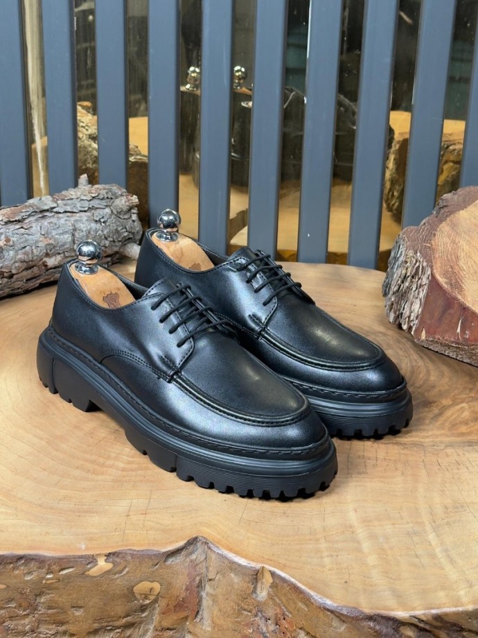 2025 YENİ SEZON EVA ZRA  MODEL SİYAH MAT DERİ  - SİYAH MAT DERİ  