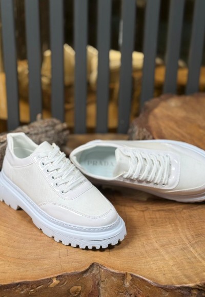 2026 YENİ SEZON İTALYAN P.R.D  MODEL BEYAZ RUGAN 