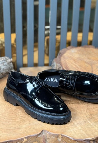 YENİ SEZON L.ZRA  MODEL SİYAH RUGAN DERİ 