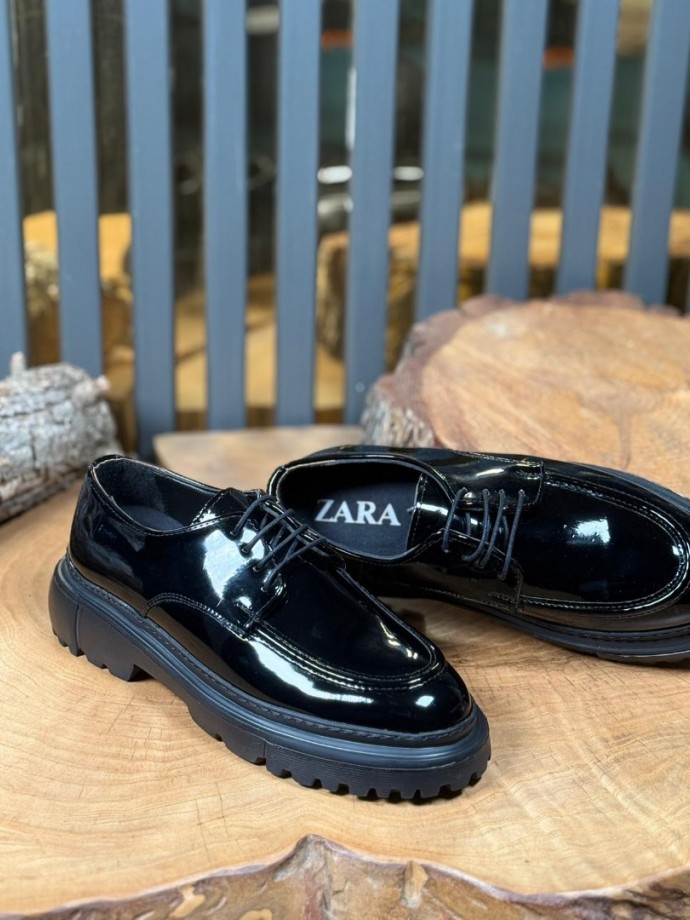 YENİ SEZON L.ZRA  MODEL SİYAH RUGAN DERİ 