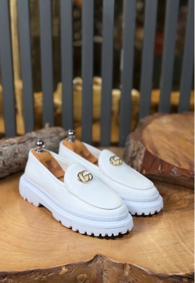 2026 YENİ SEZON İTALYAN GCC   MODEL  BEYAZ DERİ MAT 