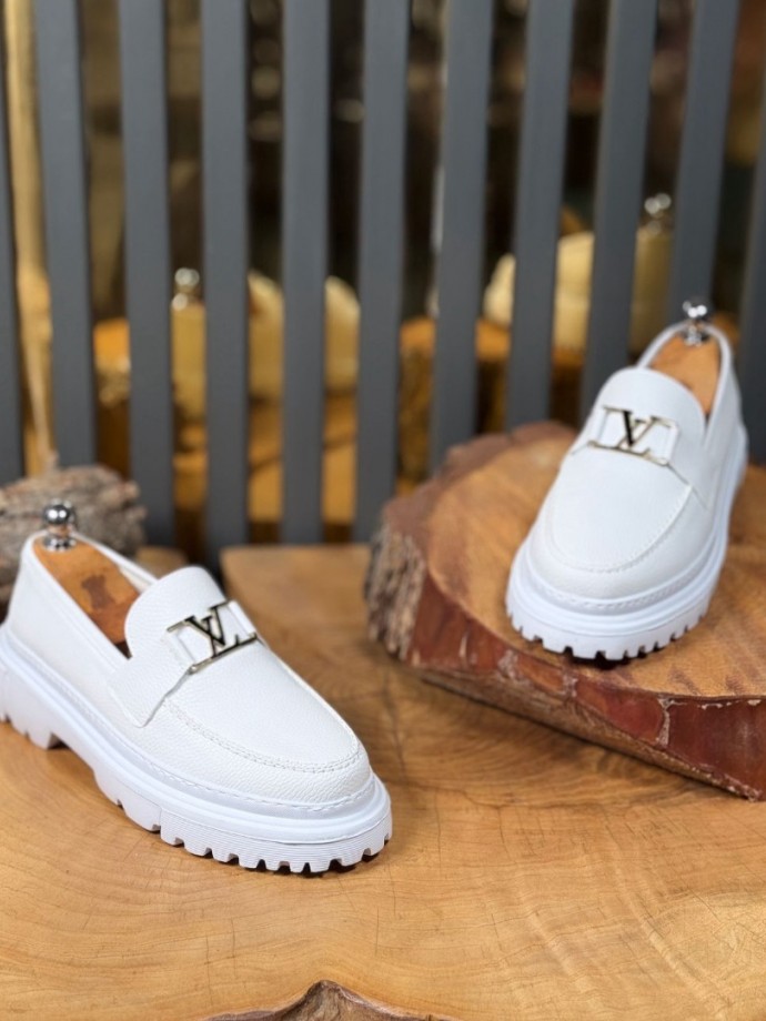 2026 YENİ SEZON İTALYAN L.W   MODEL BEYAZ DERİ  MAT 