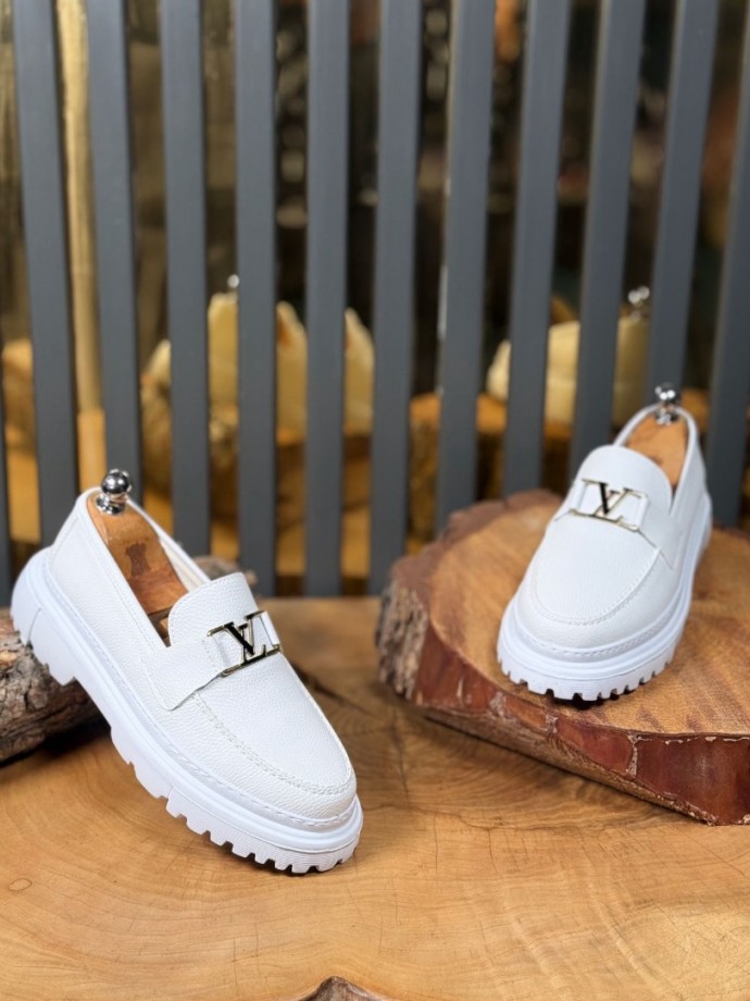 2026 YENİ SEZON İTALYAN L.W   MODEL BEYAZ DERİ  MAT 