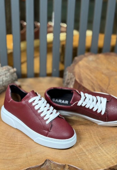 YENİ SEZON SRR  MODEL  BORDO DERİ 